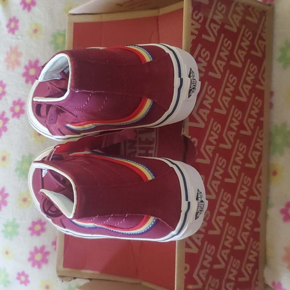 Brand New VANS w/Rainbow